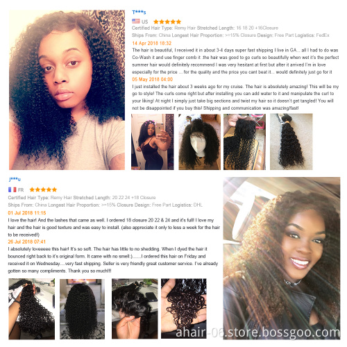 Unprocessed human hair silk top wigs,human hair kinky curly 360 lace front wigs
